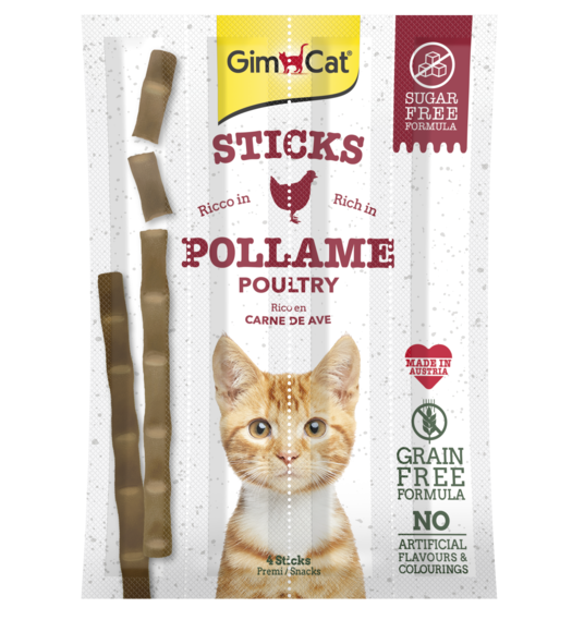 Gimcat 4 Sticks gusto Pollame (Kg/Size: 0,020)