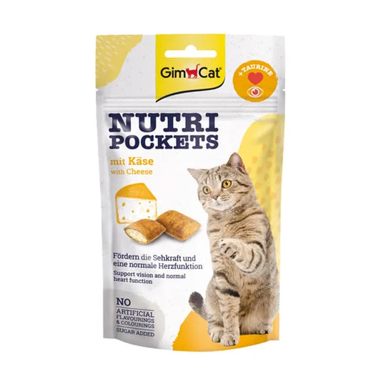Gimcat Nutri Pockets gusto Formaggio e Taurina (Kg/Size: 0,060)