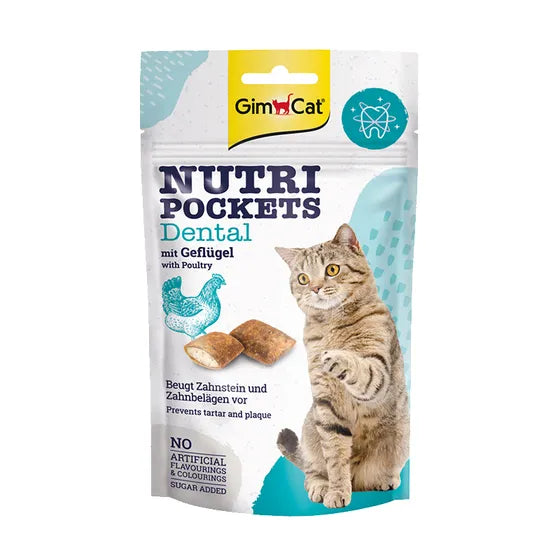 Gimcat Nutri Pockets dental gusto Pollo (Kg/Size: 0,060)