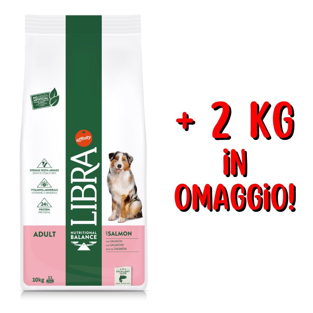 Libra Dog Adult Salmone KG.10+2 OMAGGIO (Kg/Size: 12)