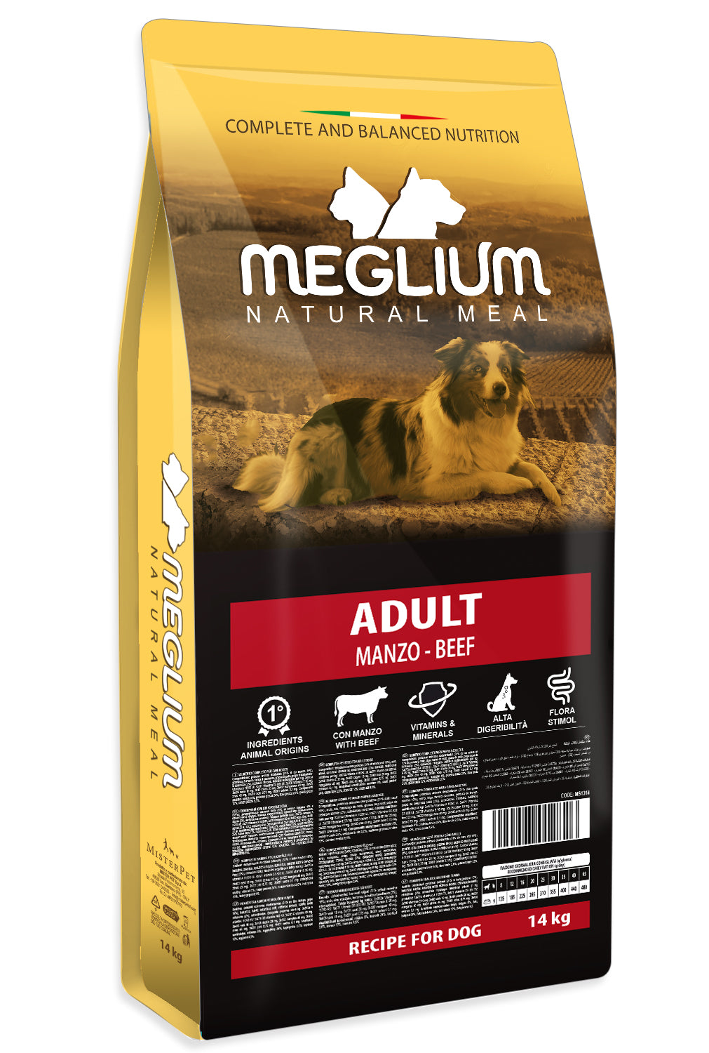 Meglium Dog Adult Beef (Kg/Size: 14)
