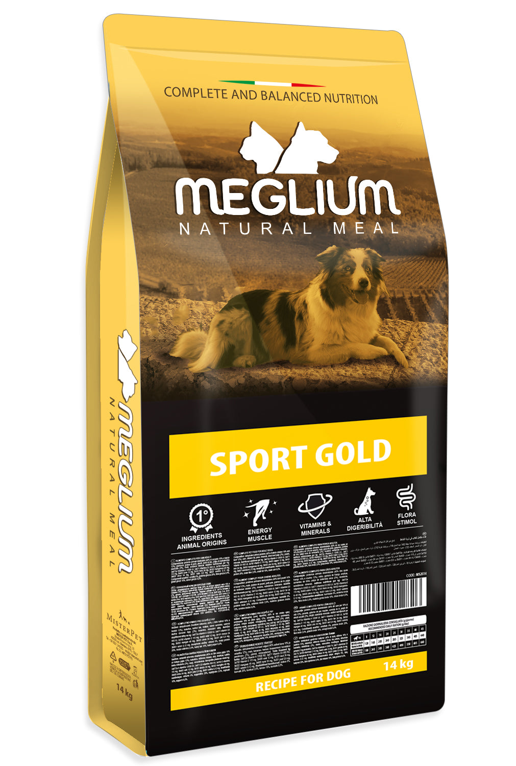 Meglium Dog Sport Gold (Kg/Size: 14)
