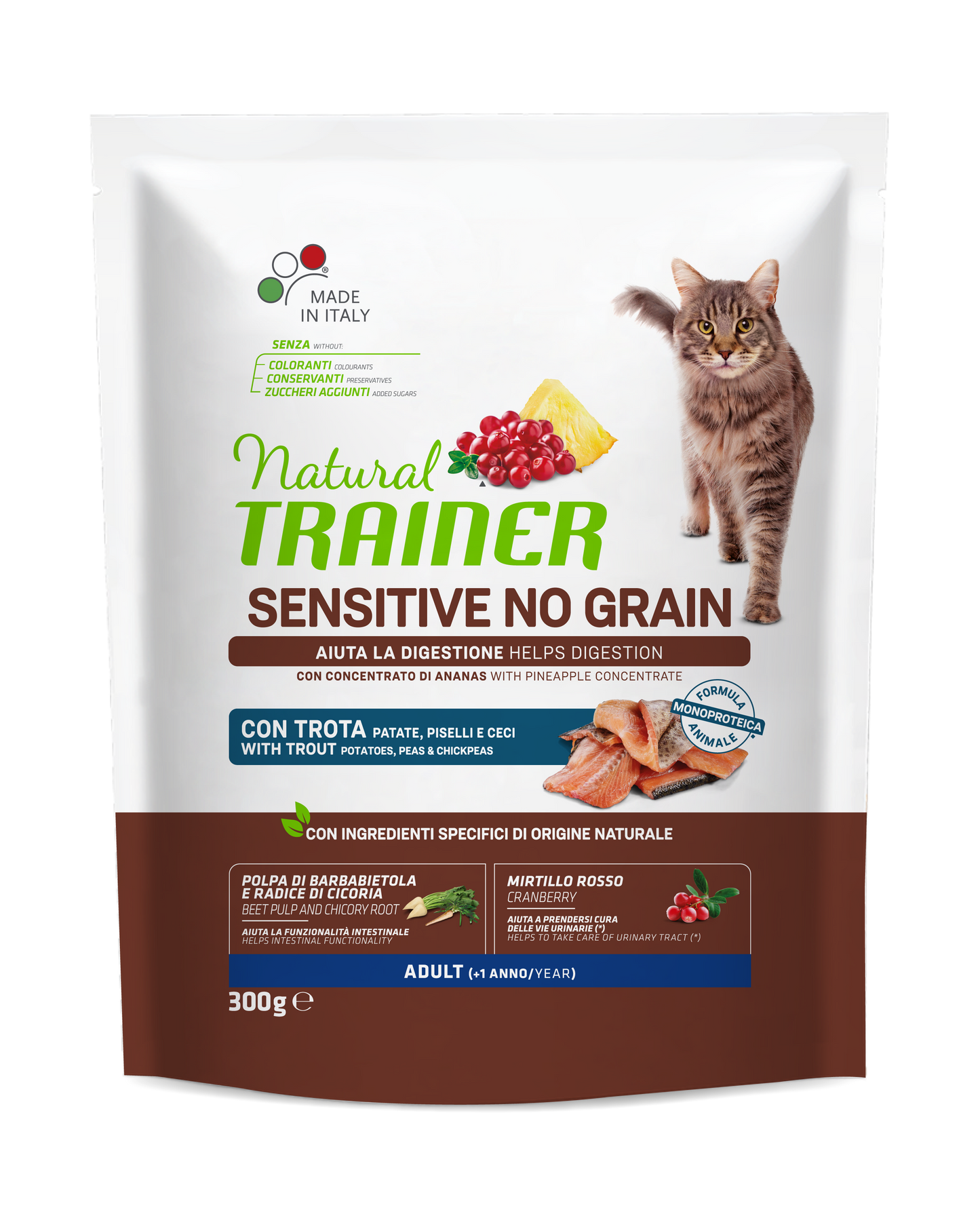 Trainer Natural Cat No Grain Trota (+1) (Kg/Size:0,3)