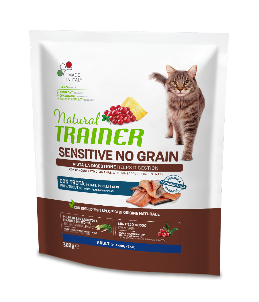 Trainer Natural Cat No Grain Trota (+1) (Kg/Size:0,3)