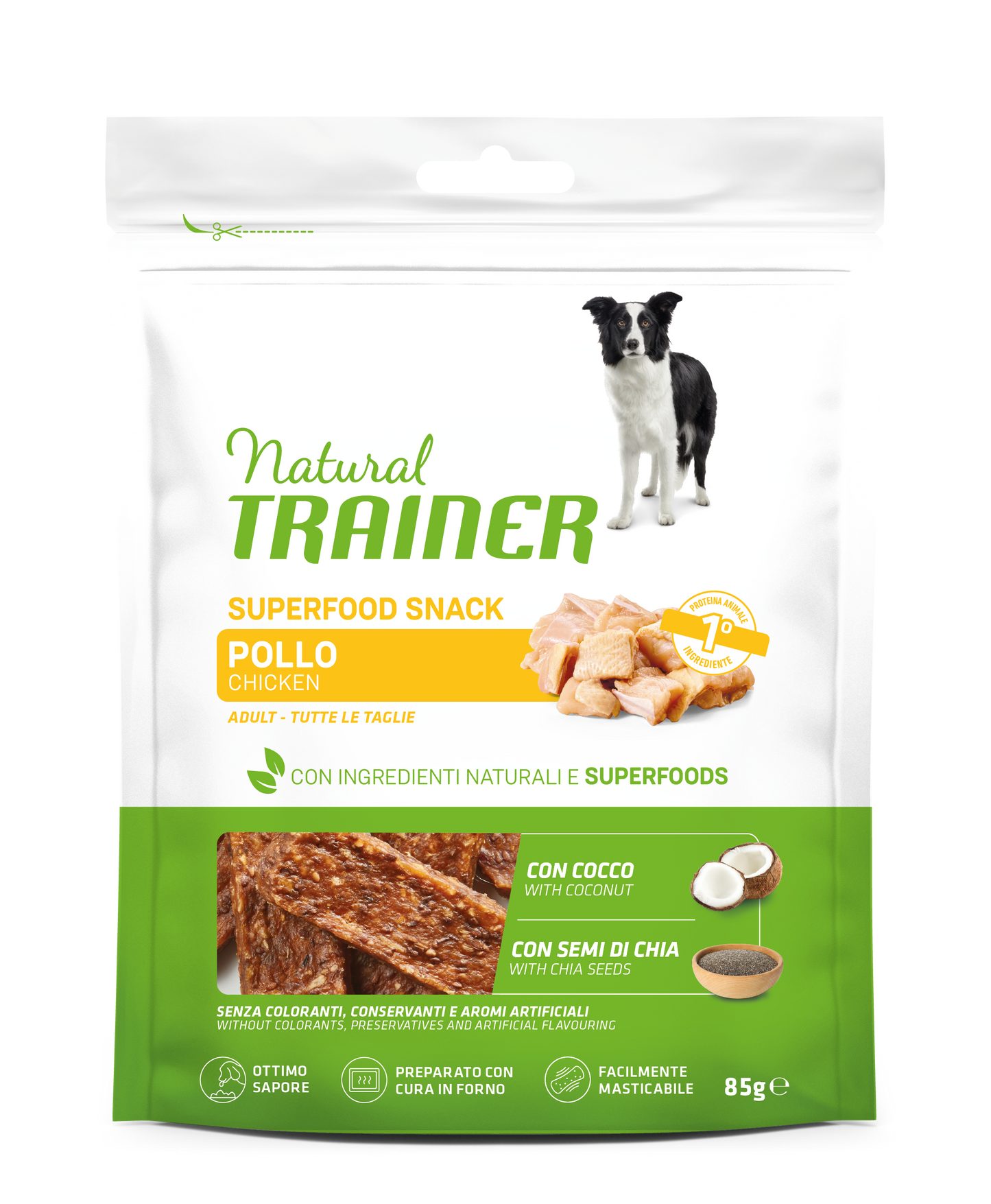 Trainer Natural Superfood Snack gusto Pollo (Kg/Size:0,085)