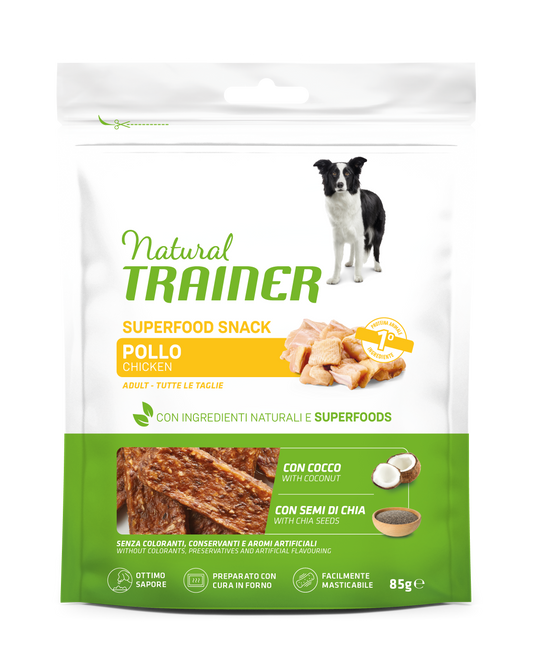 Trainer Natural Superfood Snack gusto Pollo (Kg/Size:0,085)