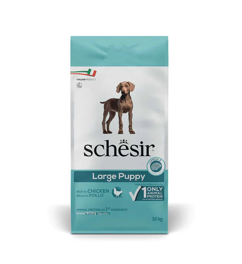 Schesir Dog Large Puppy Gusto Pollo (Kg/Size: 12)