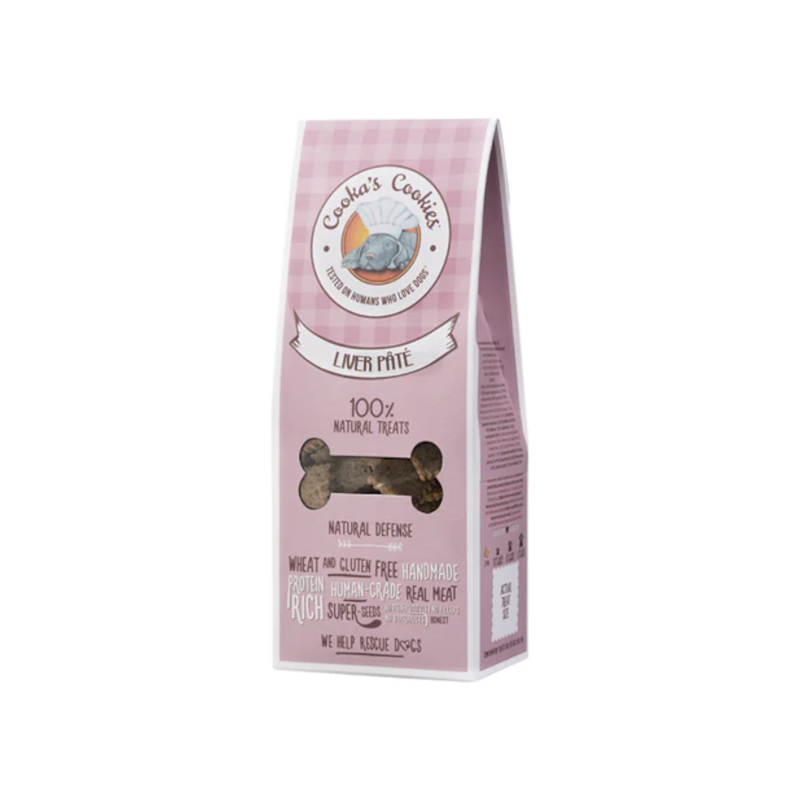 Cooka's Cookies Biscotti al forno gusto Patè al Fegato (Kg/Size: 0,100)