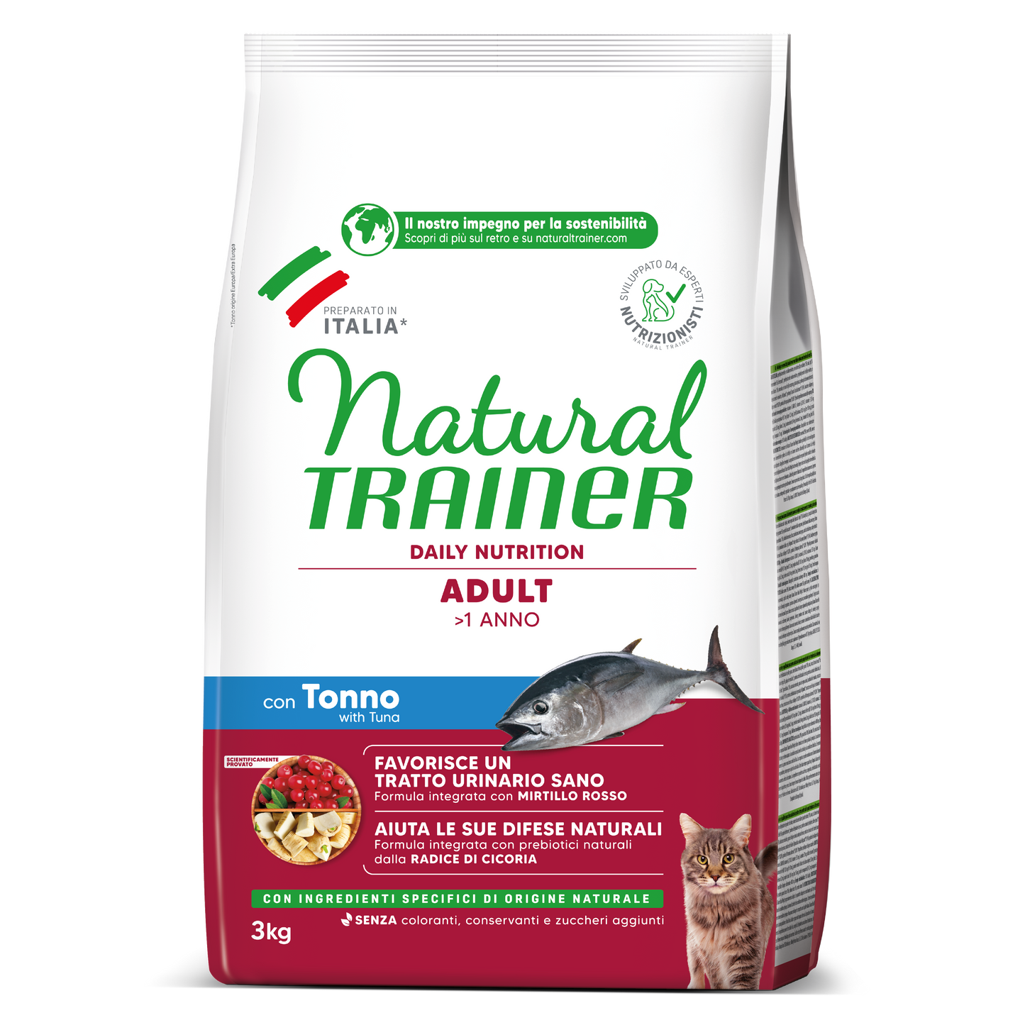 Trainer Natural Daily Nutrition Adult Con Tonno(+1) (Kg/Size:3)