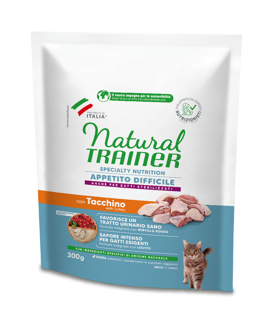 Trainer Natural Speciality Nutrition Appetito difficile Con Tacchino (+1) (Kg/Size:0,3)