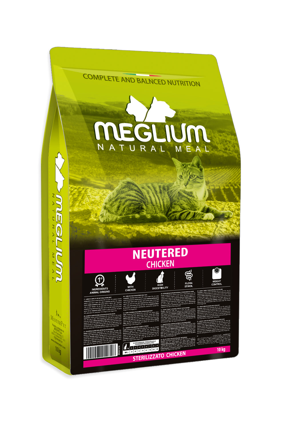 Meglium Cat Sterilizzato gusto Pollo (Kg/Size: 10)