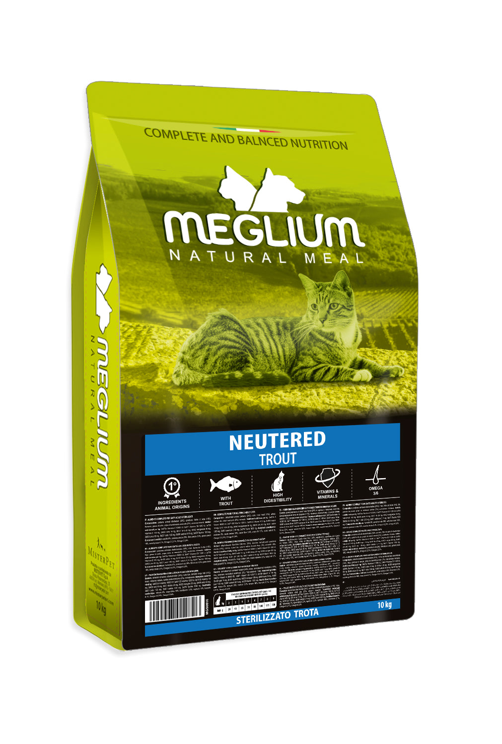 Meglium Cat Sterilizzato gusto Trota (Kg/Size: 10)