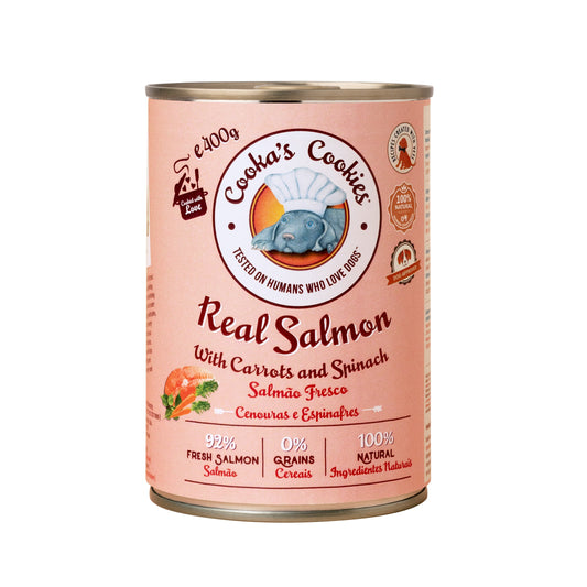 UMIDO 100% NATURALE REAL SALMON (Kg/Size:0,400)