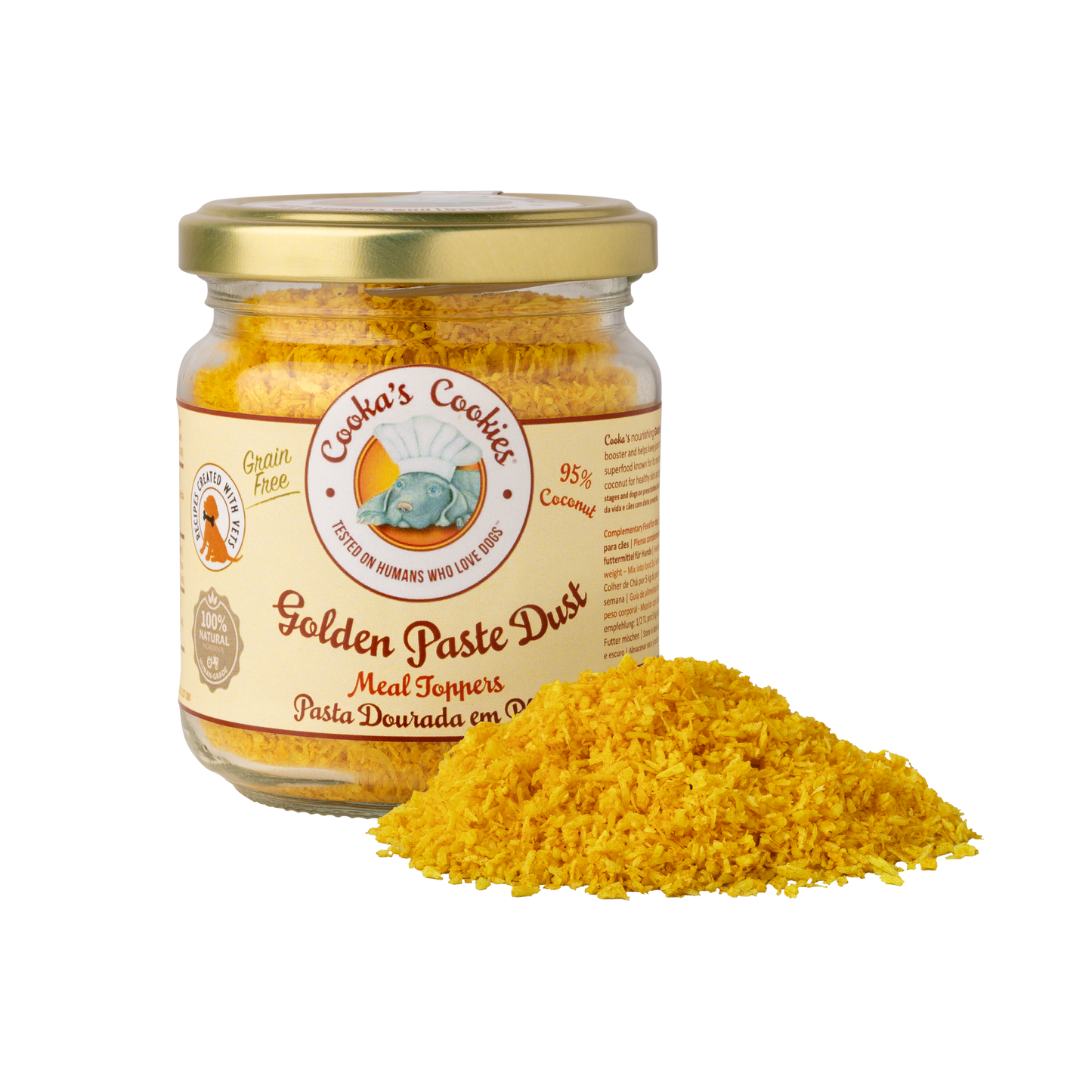 Magic Dust appetizzante in polvere per Cani e Gatti gusto Golden Paste (Kg/Size: 0,065)