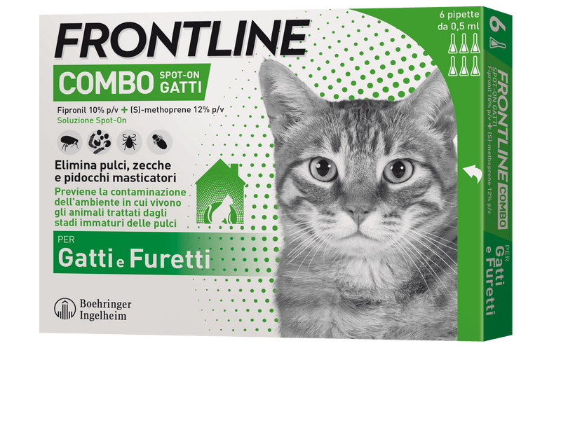 Frontline Combo Per Gatti 3 Pipette (Kg/Size:0,1)