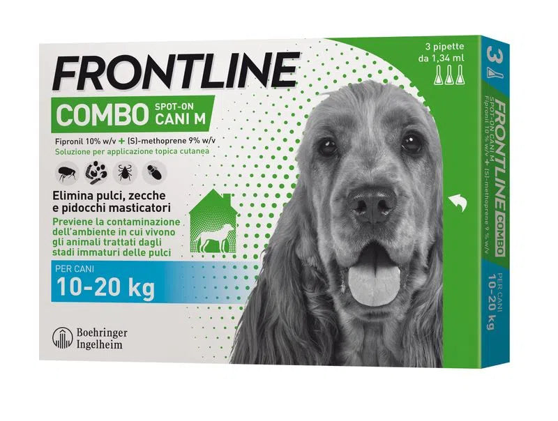 Frontline Combo Per Cani Dai 10-20kg 3 pipette (Kg/Size: 0,1)