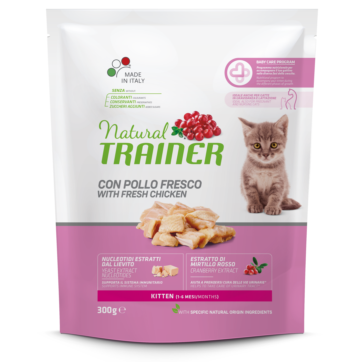 Trainer Natural Trainer Kitten Con Pollo (1-6 Mesi) (Kg/Size:0,3)