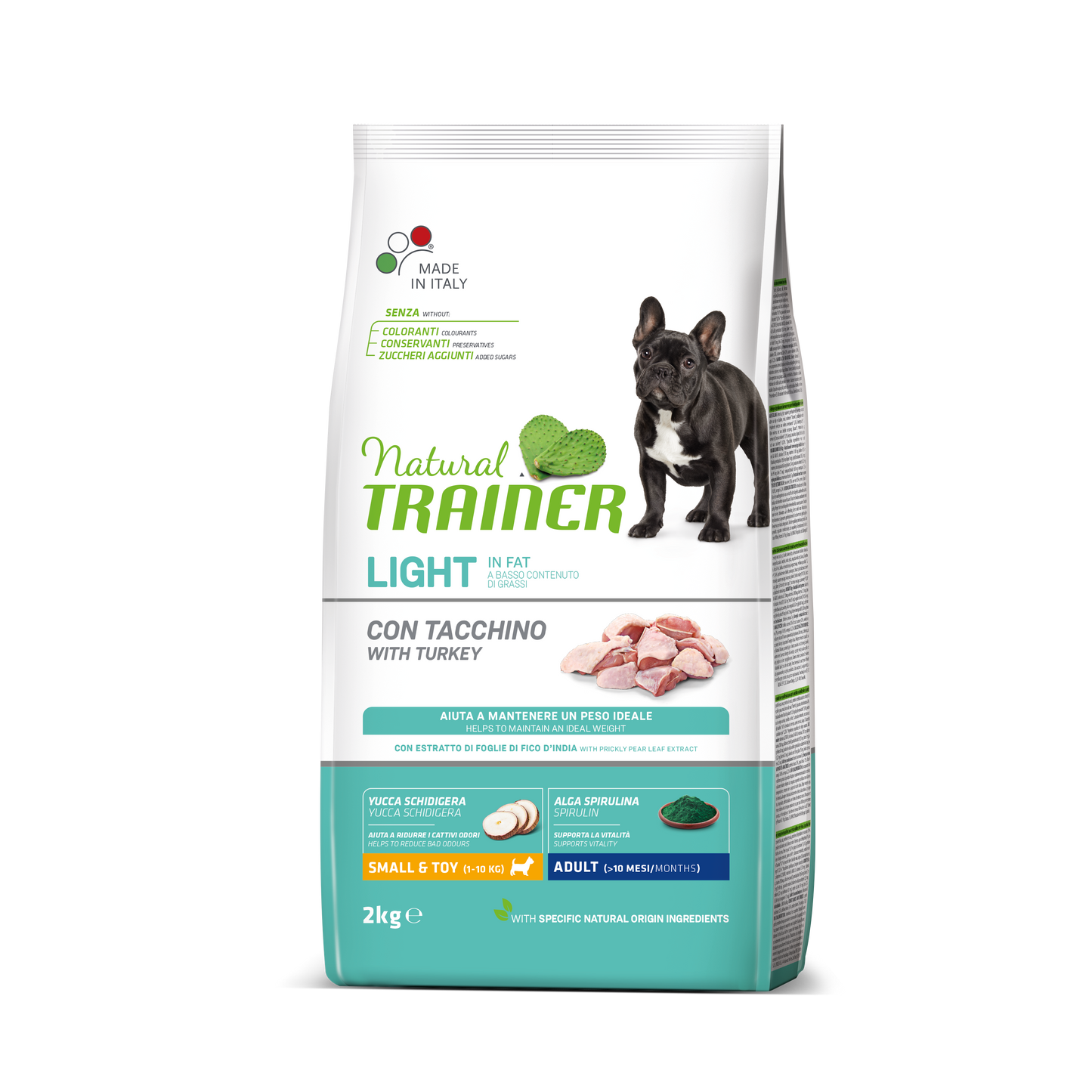 Trainer Natural Adult Mini Ideal Weight Con Carni Bianche (Kg/Size: 2)