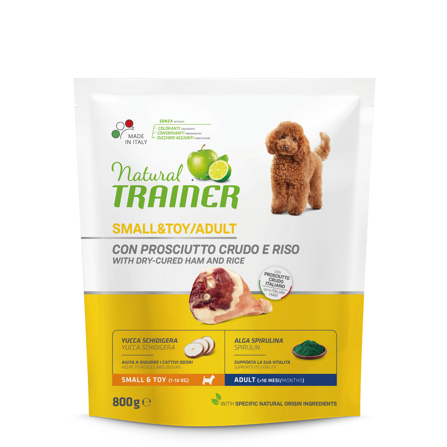 Trainer Natural Adult Mini Prosciutto (Kg/Size:0,8)