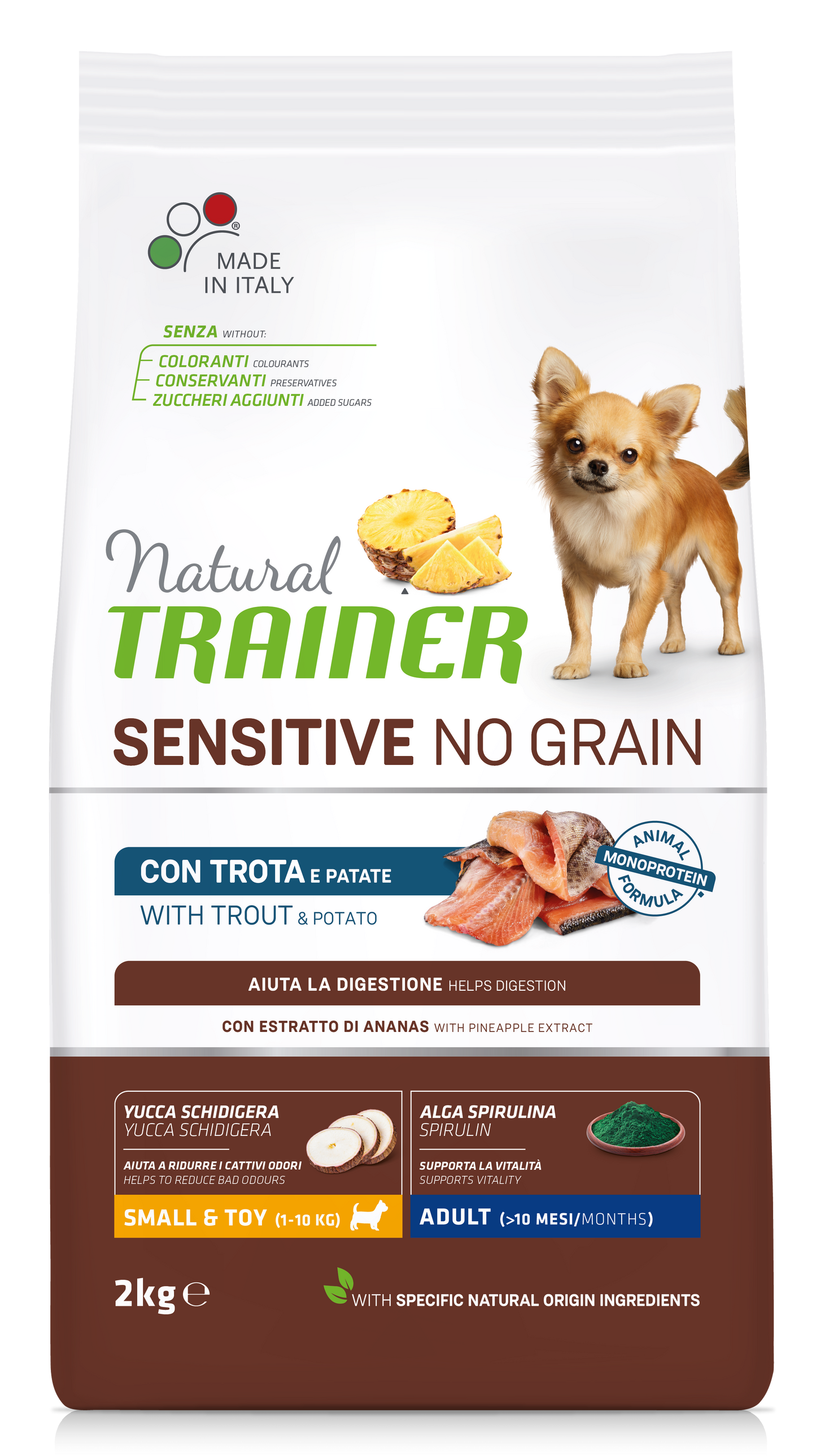 Natural Trainer Sensitive No Grain Mini Trota (Kg/Size:2)
