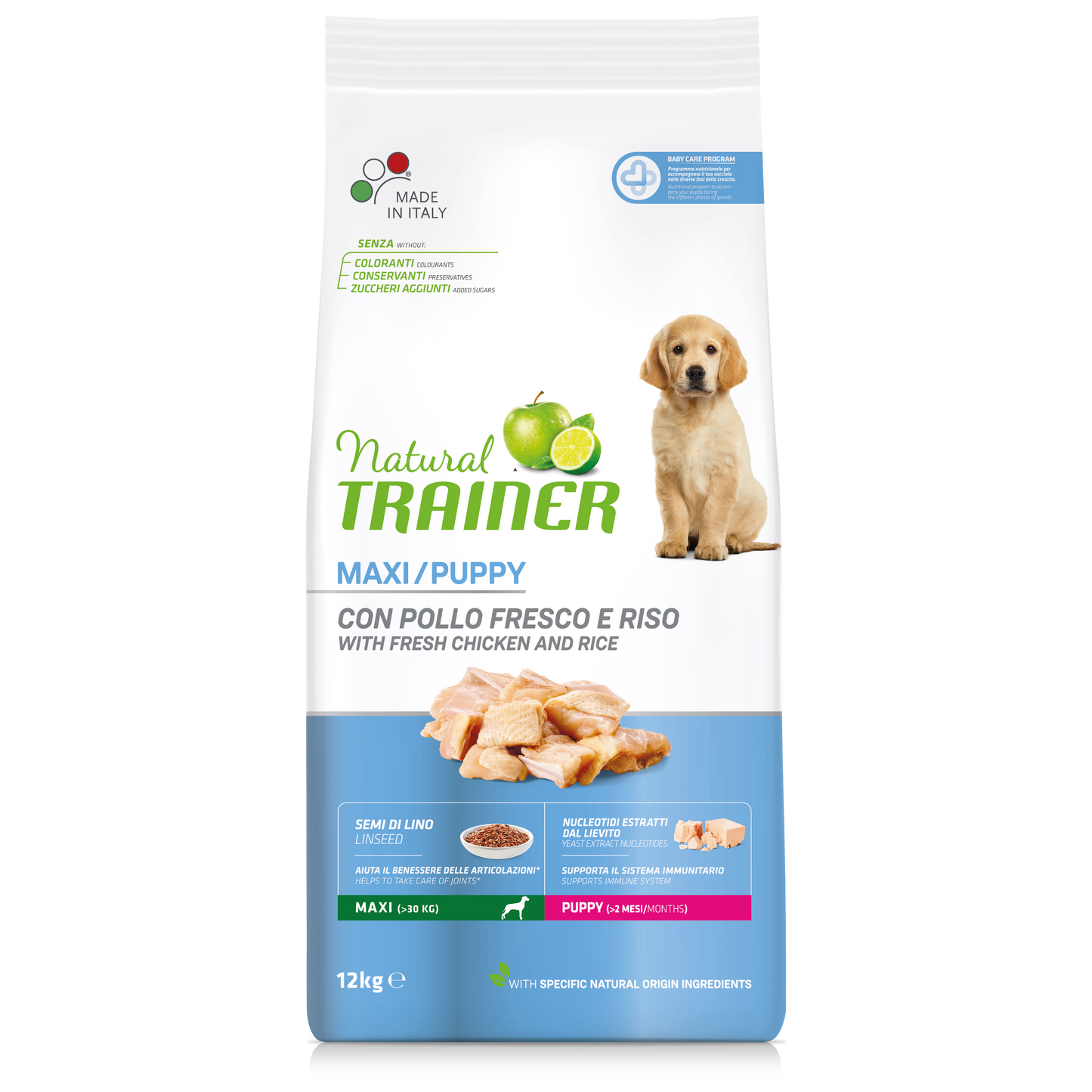 Trainer Natural Puppy Maxi Con Pollo Fresco (Kg/Size:12)