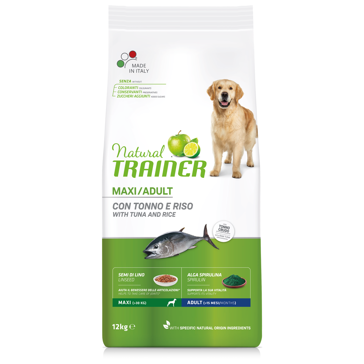 Trainer Natural Adult Maxi Con Pesce (kg/Size:12)