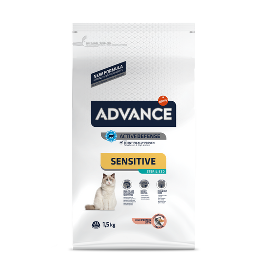Advance Cat Sensitive Sterilized Con Salmone (kg/size 1.5)