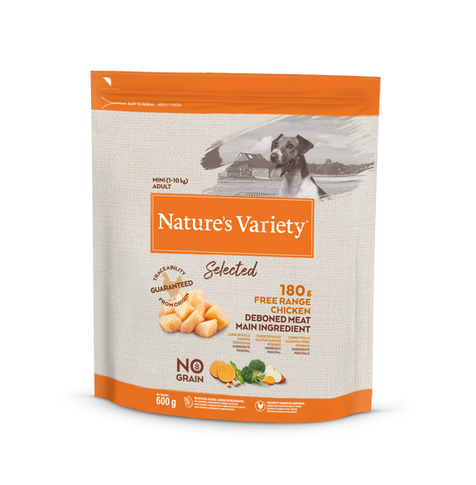 Nature's Variety Dog Selected Mini Adult Pollo Allevato A Terra (Kg/Size:0,6)