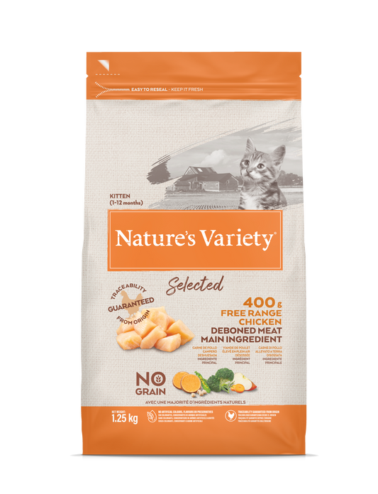 Nature's Variety Selected Kitten Pollo (Kg/Size:1,25)
