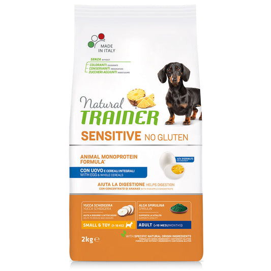 Natural Trainer Sensitive Dog No Gluten Adult Mini Uovo (Kg/Size:2)