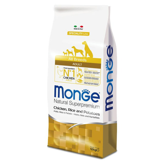 Monge All Breeds Monoproteico Pollo, Riso e Patate (Kg/Size: 12)