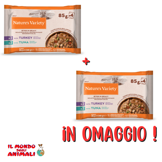 Nature's Variety Original Cat Flowpack gusti Turkey/Tuna 1+1 IN OMAGGIO (Kg/Size: 0,680)