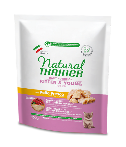 Trainer Natural Daily Nutrition Kitten&Yong Con Pollo (1-12 Mesi) (Kg/Size:0,3)