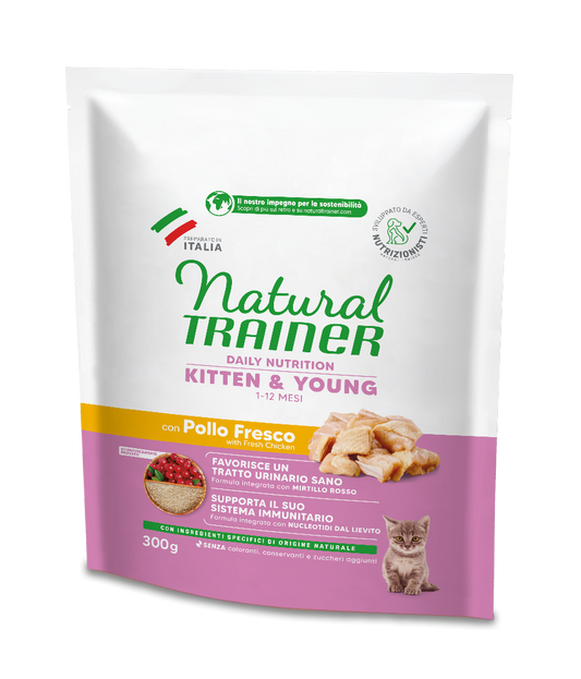 Trainer Natural Daily Nutrition Kitten&Yong Con Pollo (1-12 Mesi) (Kg/Size:0,3)