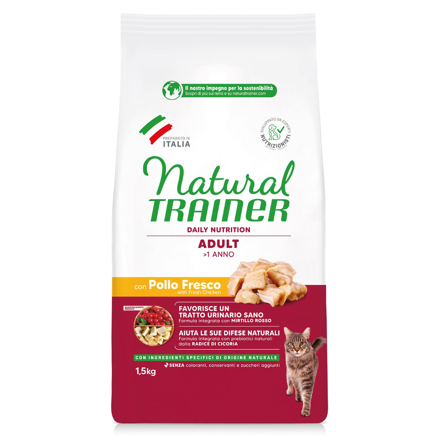Trainer Natural Daily Nutrition Adult Con Pollo (+1)  (Kg/Size:1,5)