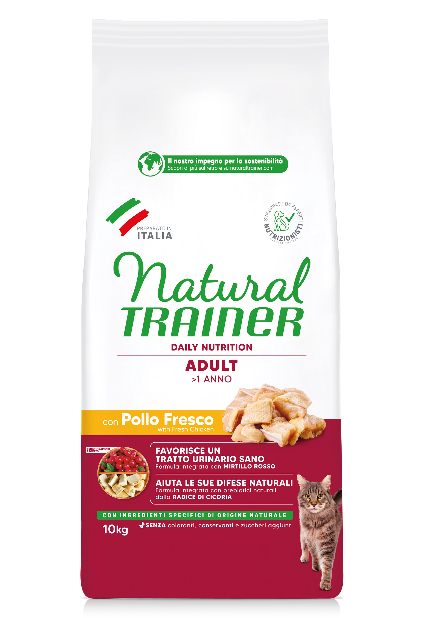 Trainer Natural Daily Nutrition Adult Con Pollo (+1)  (Kg/Size:10)