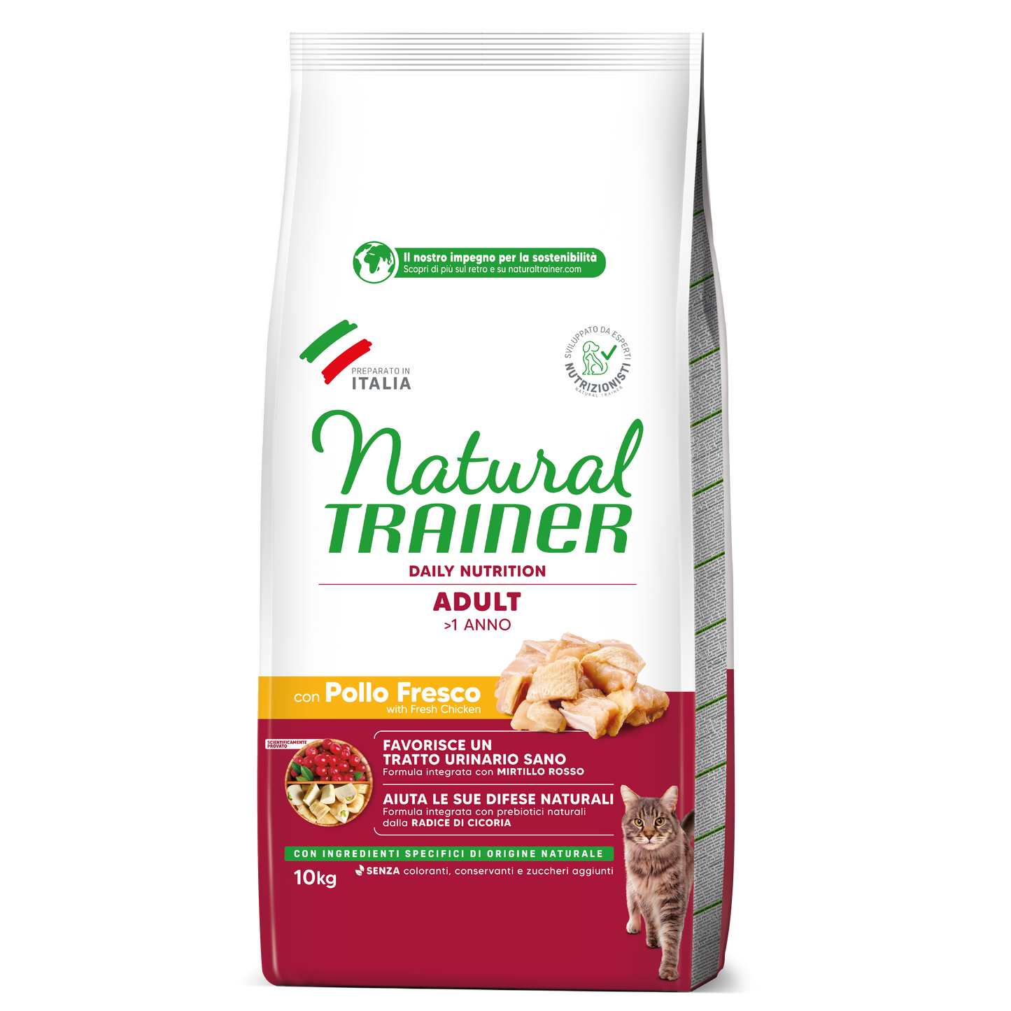 Trainer Natural Daily Nutrition Adult Con Pollo (+1)  (Kg/Size:10)