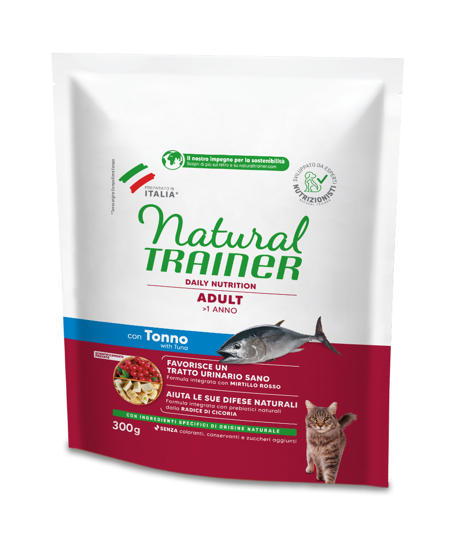 Trainer Natural Daily Nutrition Adult Con Tonno (+1)  (Kg/Size:0,3)