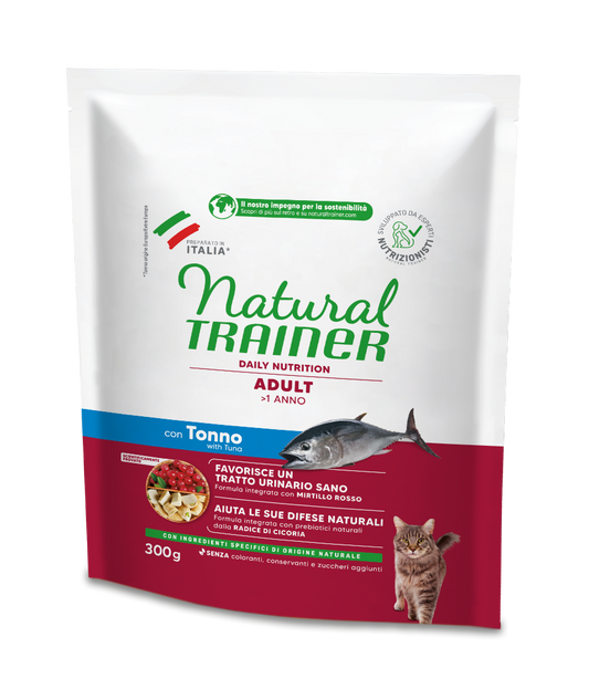 Trainer Natural Daily Nutrition Adult Con Tonno (+1)  (Kg/Size:0,3)