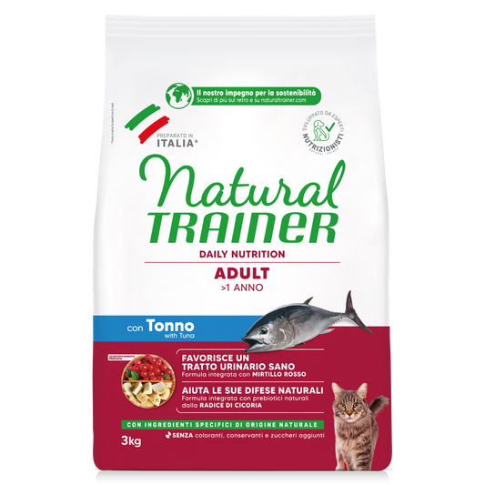 Trainer Natural Daily Nutrition Adult Con Tonno(+1)  (Kg/Size:3)