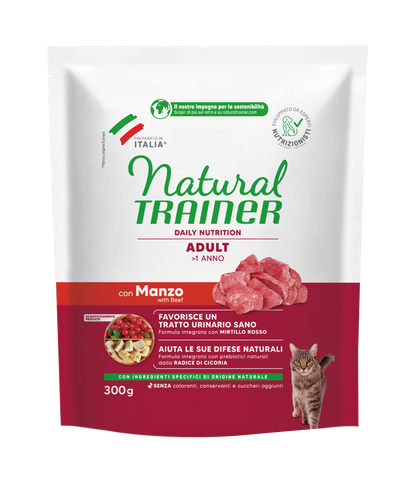 Trainer Natural Daily Nutrition Adult Con Manzo (+1)  (Kg/Size:0,3)
