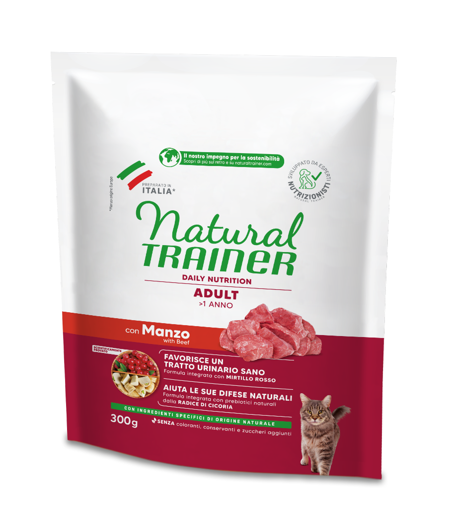 Trainer Natural Daily Nutrition Adult Con Manzo (+1)  (Kg/Size:0,3)