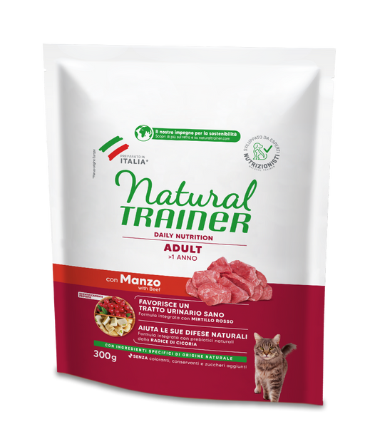 Trainer Natural Daily Nutrition Adult Con Manzo (+1)  (Kg/Size:0,3)