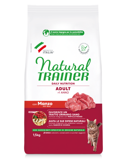 Trainer Natural Daily Nutrition Adult Con Manzo (+1)  (Kg/Size:1,5)