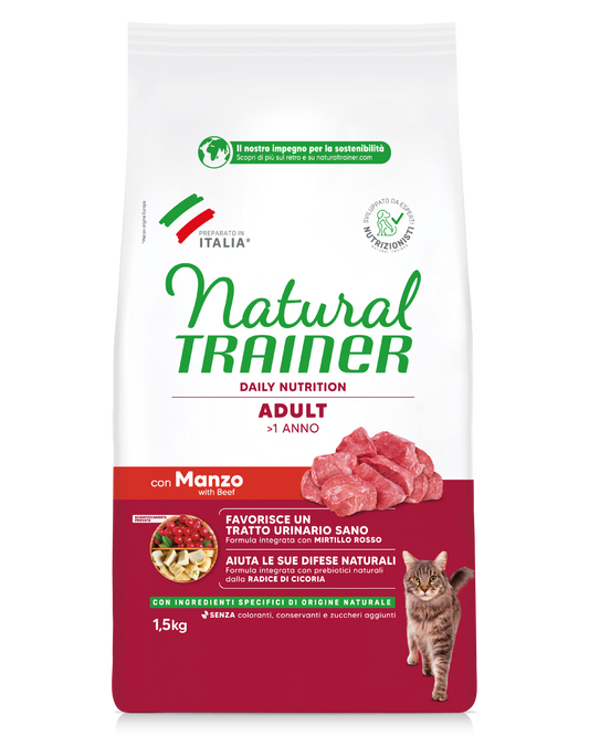 Trainer Natural Daily Nutrition Adult Con Manzo (+1)  (Kg/Size:1,5)