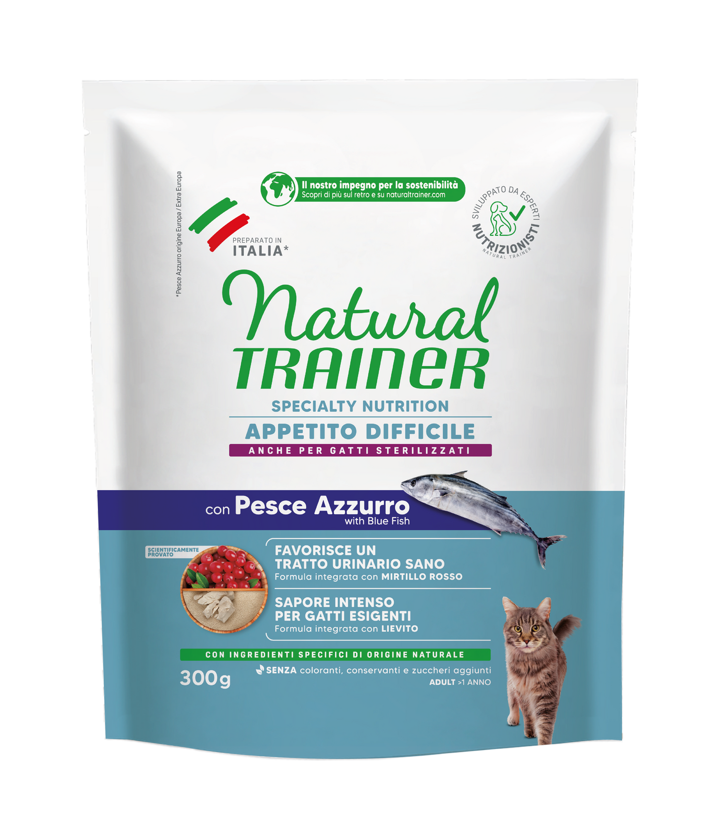 Trainer Natural Speciality Nutrition Appetito difficile Con Pesce Bianco (+1)  (Kg/Size:0,3)