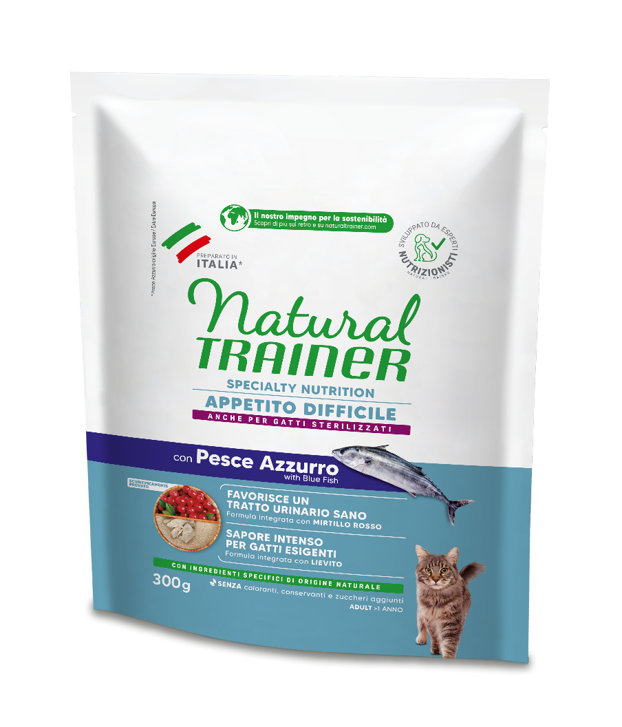 Trainer Natural Speciality Nutrition Appetito difficile Con Pesce Bianco (+1)  (Kg/Size:0,3)