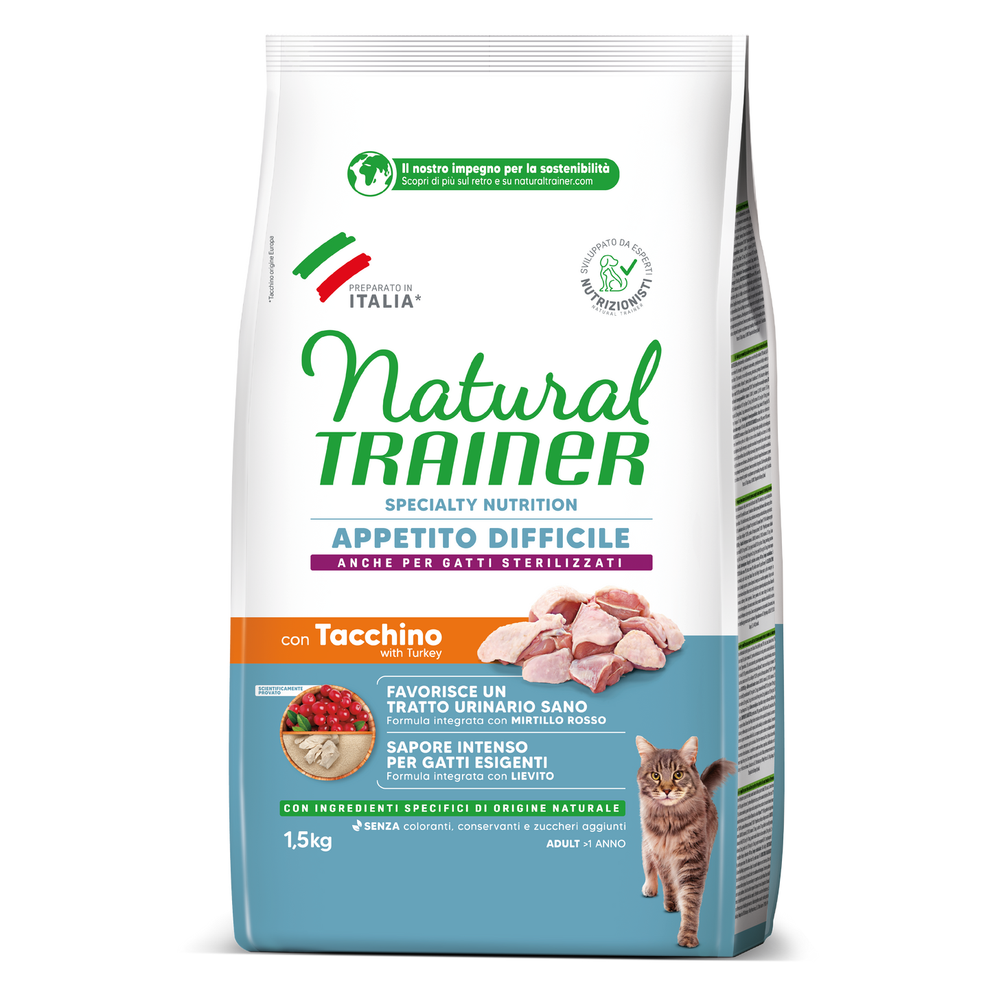 Trainer Natural Speciality Nutrition Appetito difficile Con Tacchino (+1)  (Kg/Size:1,5)
