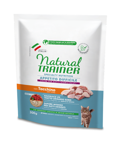 Trainer Natural Speciality Nutrition Appetito difficile Con Tacchino (+1)  (Kg/Size:0,3)