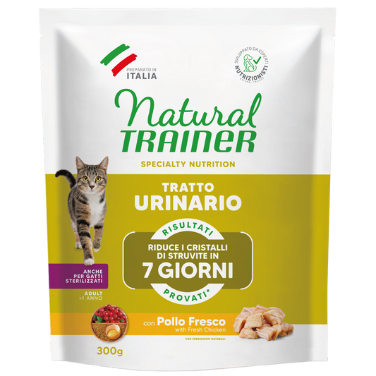 Trainer Natural Speciality Nutrition Tratto Urinario Con Pollo Fresco (+1)  (Kg/Size:0,3)